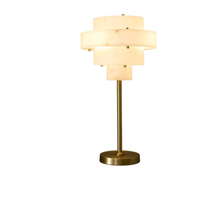 Lampe à poser aspect albâtre SARA
