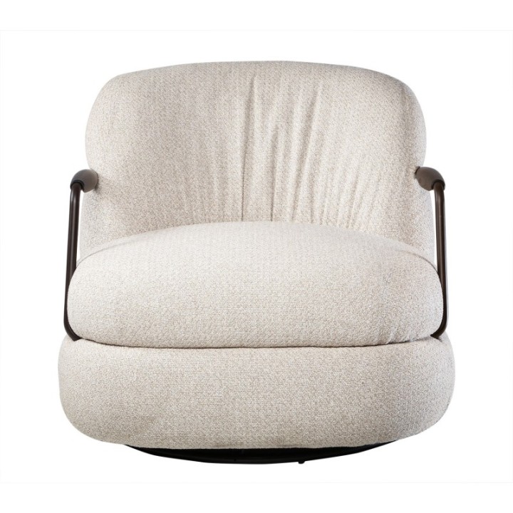 Fauteuil écru MICHEL