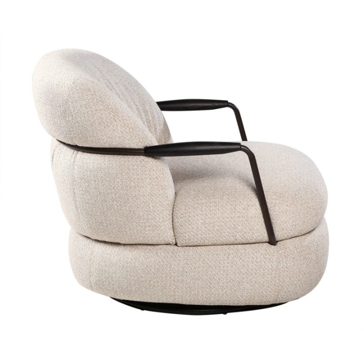 Fauteuil écru MICHEL