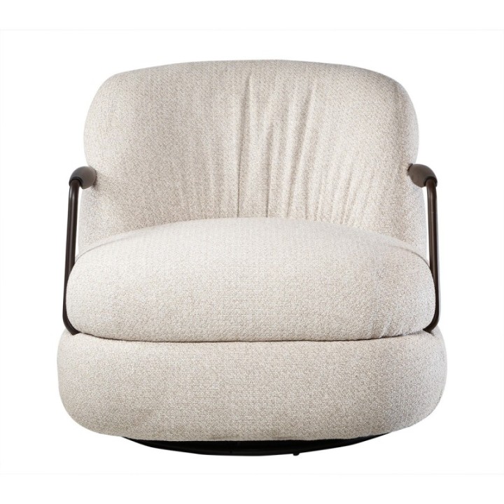 Fauteuil écru MICHEL
