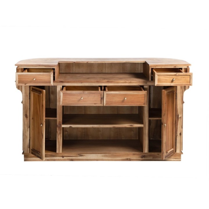 Comptoir vieux bois ESTAMINET