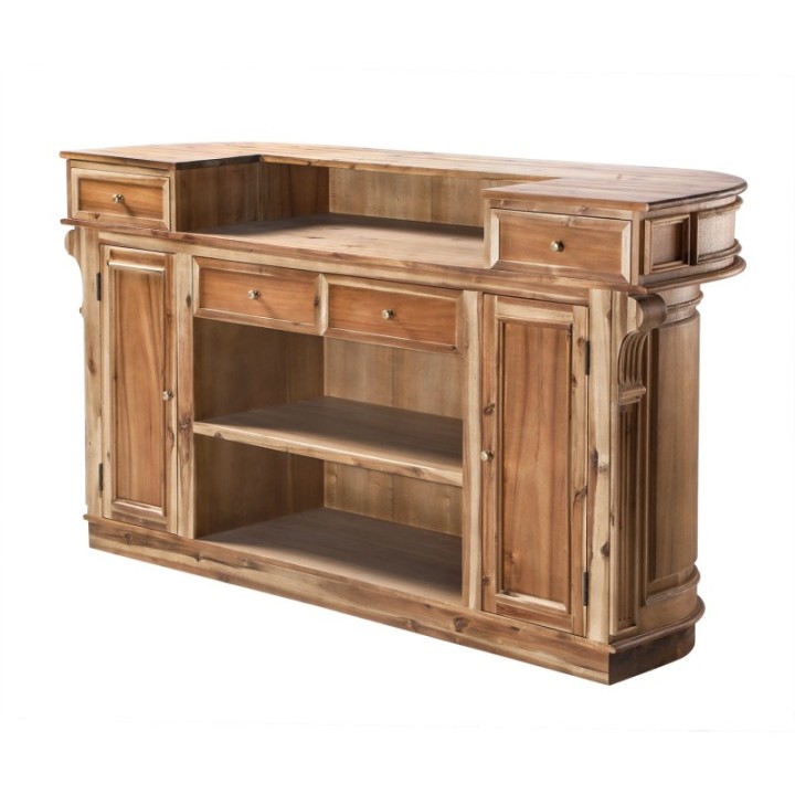 Comptoir vieux bois ESTAMINET