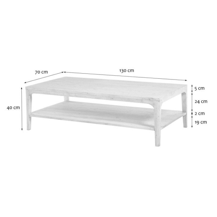 Table basse graphite HENRI