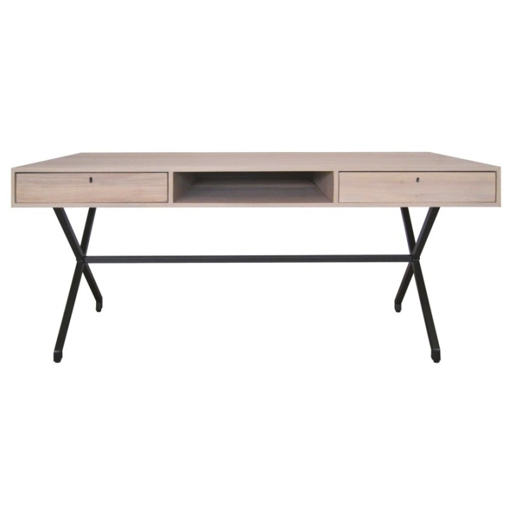 Bureau Pompidou - chêne oxydé