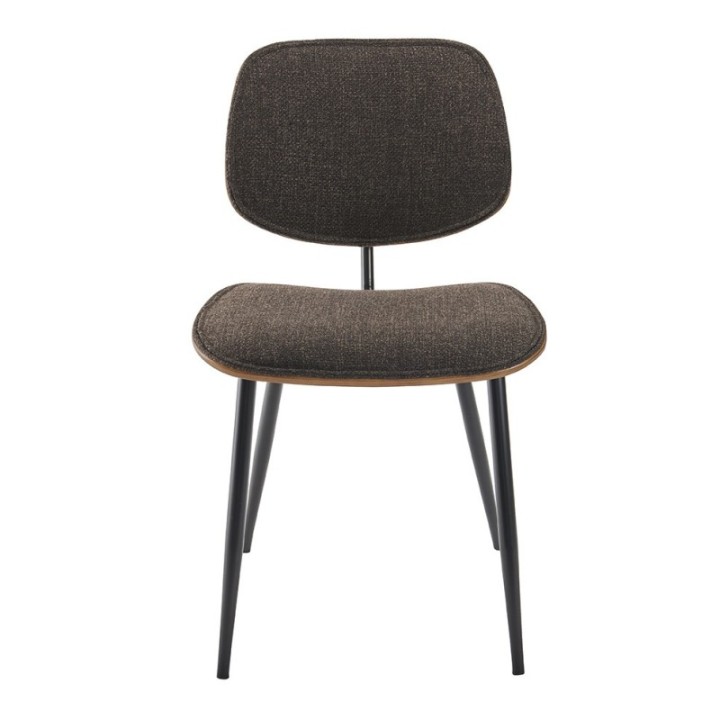 *Chaise Olympia gris lot de 2pcs FR
