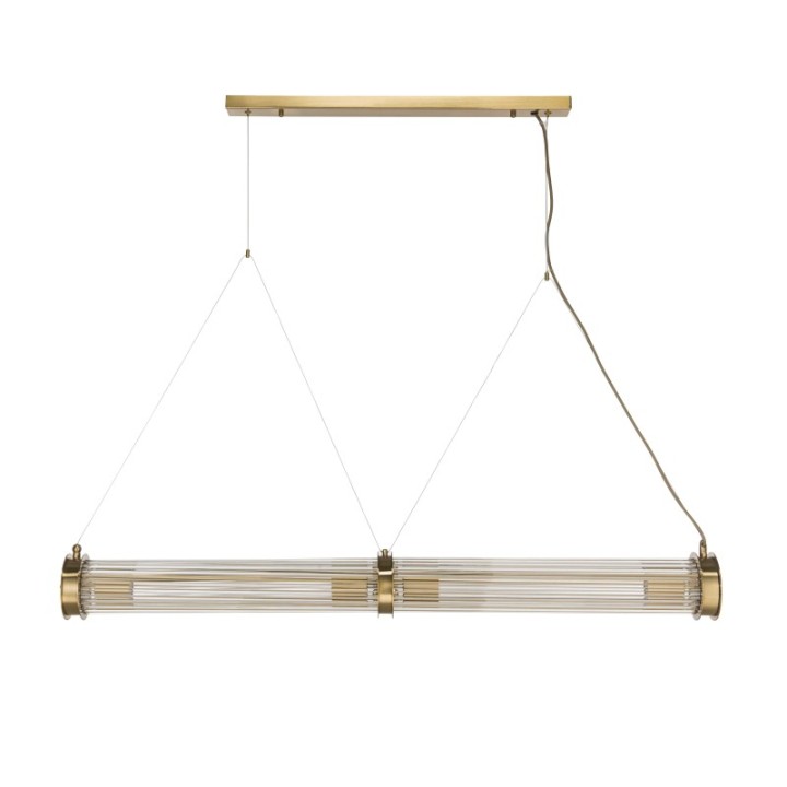 Double tube chandelier