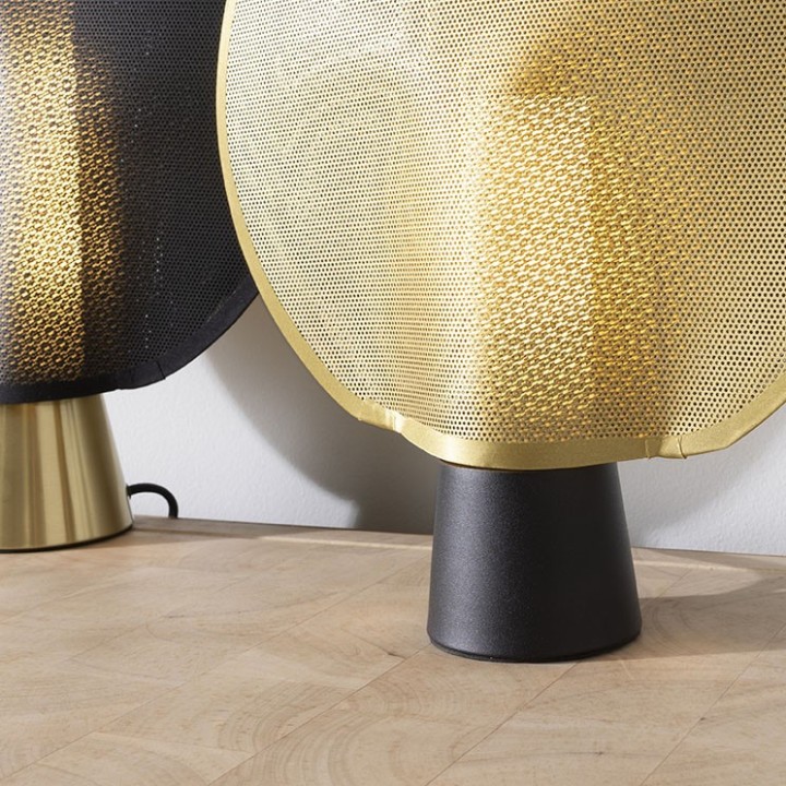 Lampe Maille dorée GM
