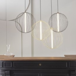 Lustre Atome noir GM