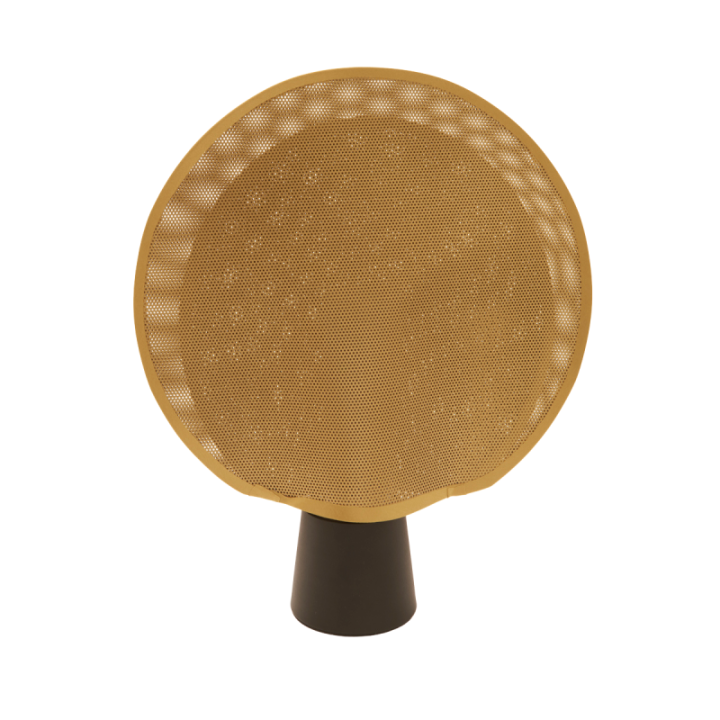 Lampe maille dorée PM