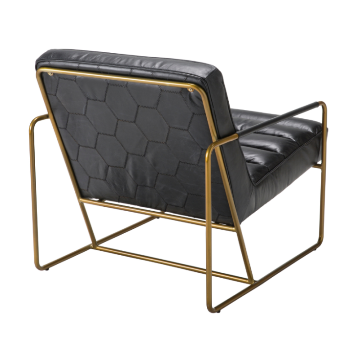 Fauteuil cuir Maranello noir