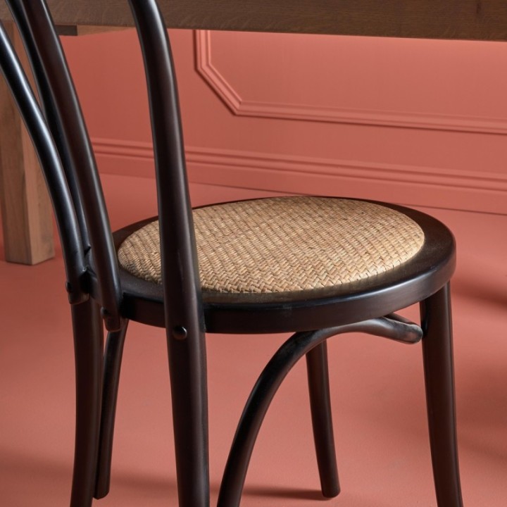 Chaise bistrot noire