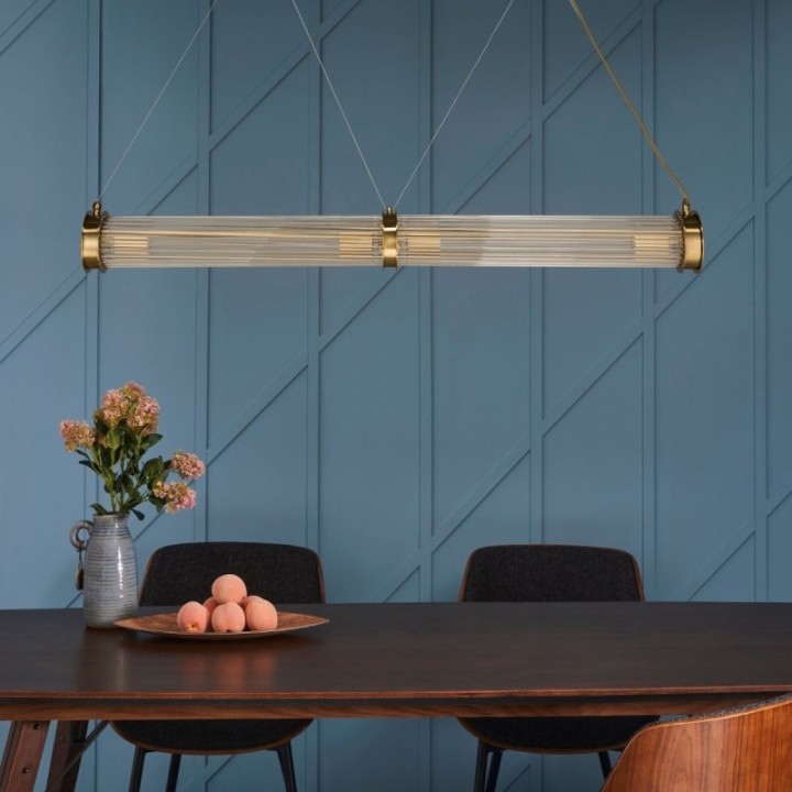 Double tube chandelier