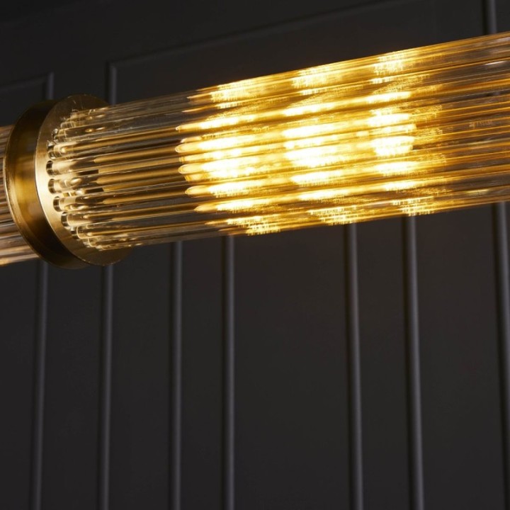 Double tube chandelier