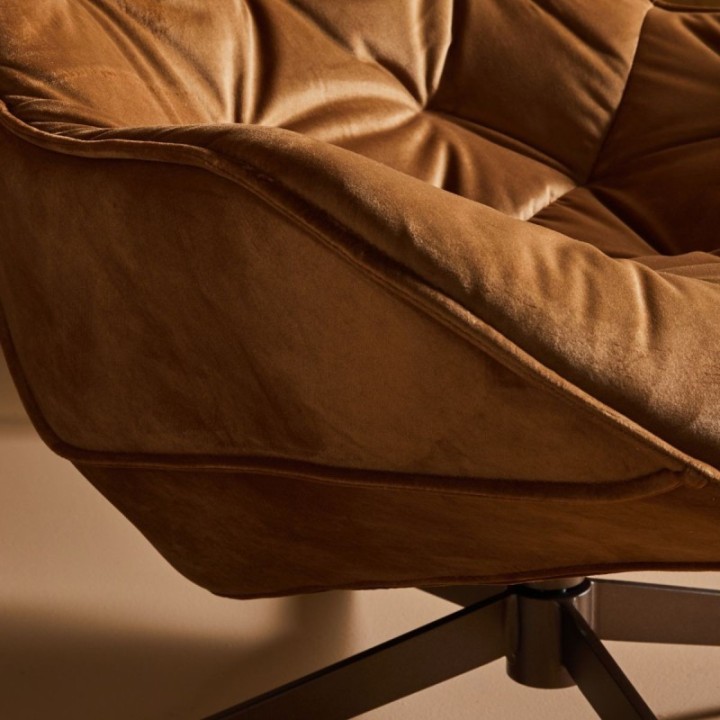 James revolving armchair