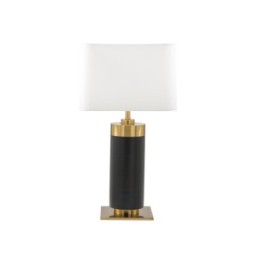 Lampe à poser en métal noir et finition laiton doré VENDOME