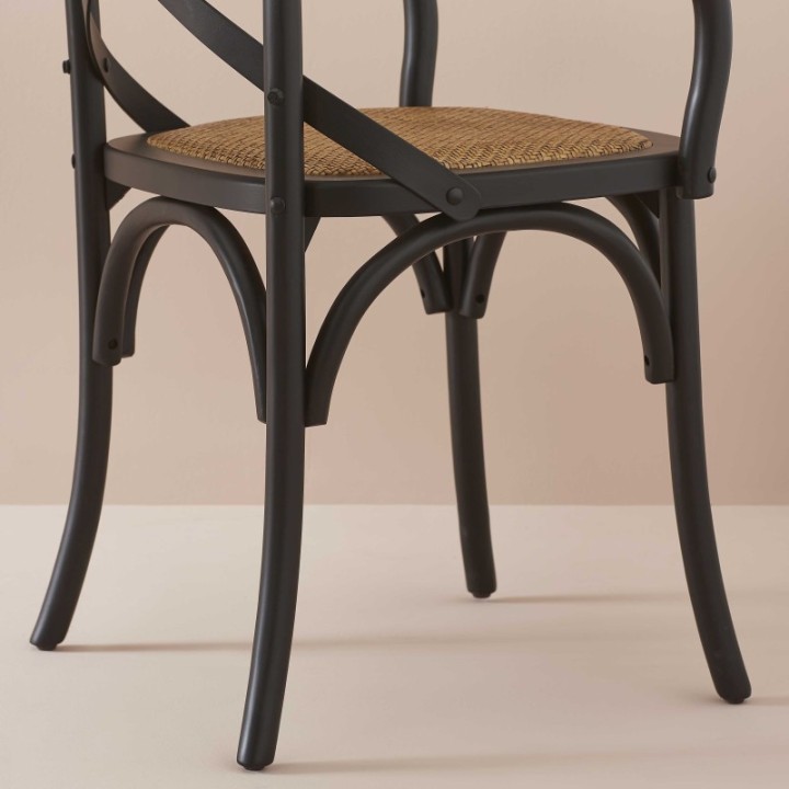 Bridge Bistrot noir - Lot de 2pcs