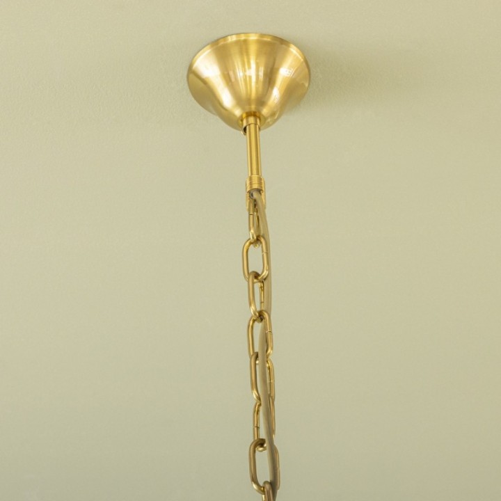 Lustre Fulgurant 11 lampes doré