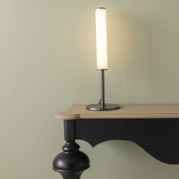 Lampe à poser en albâtre et métal MONTAIGNE