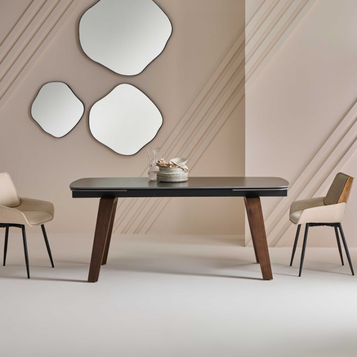 Table céramique avec allonges Vecchio