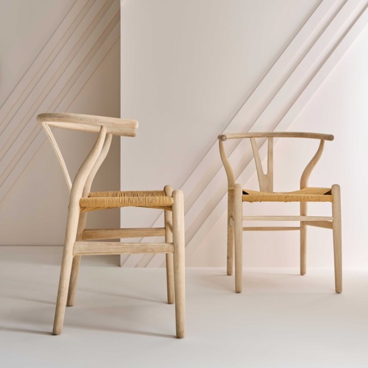 Chaise Oslo chêne lot de 2pcs