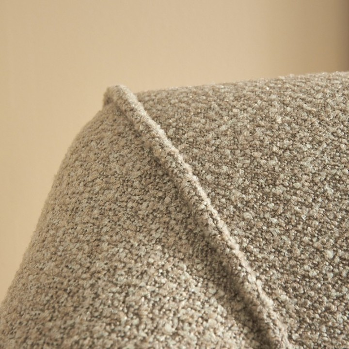 Fauteuil pivotant couleur lin HENRY