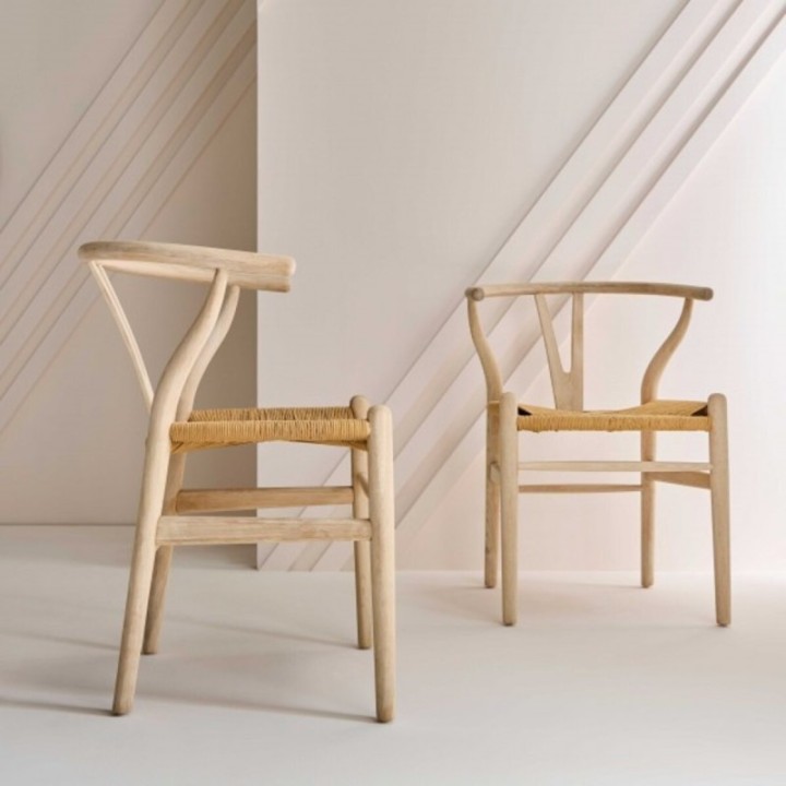 Chaise Oslo chêne lot de 6pcs