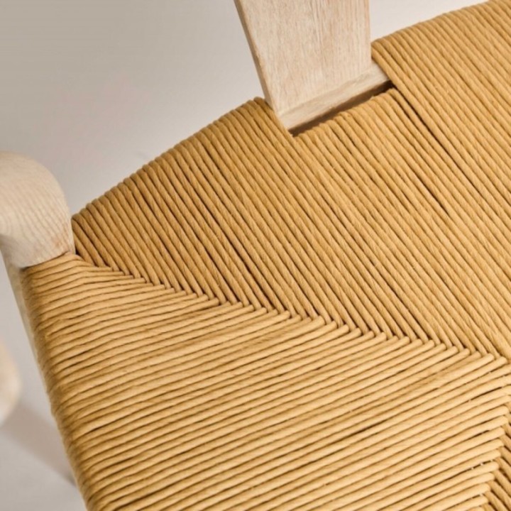 Chaise Oslo chêne lot de 6pcs