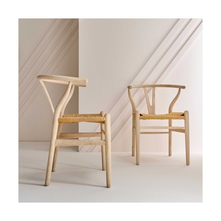 Chaise Oslo chêne lot de 2pcs