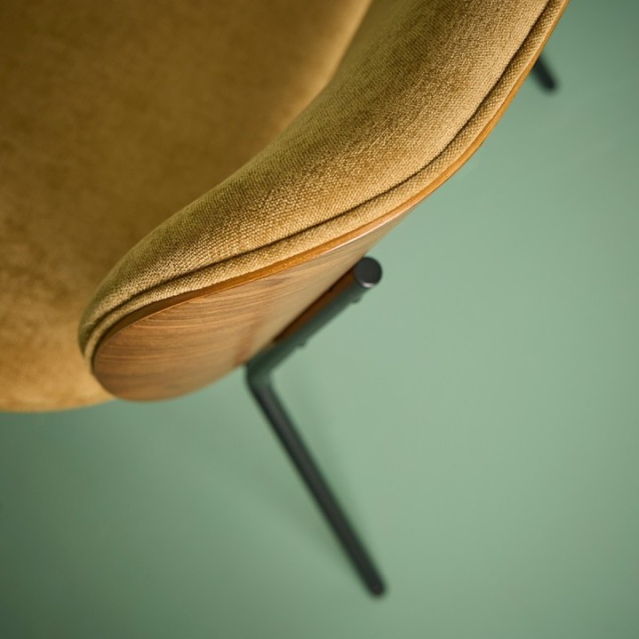 Fauteuil bronze SERGE