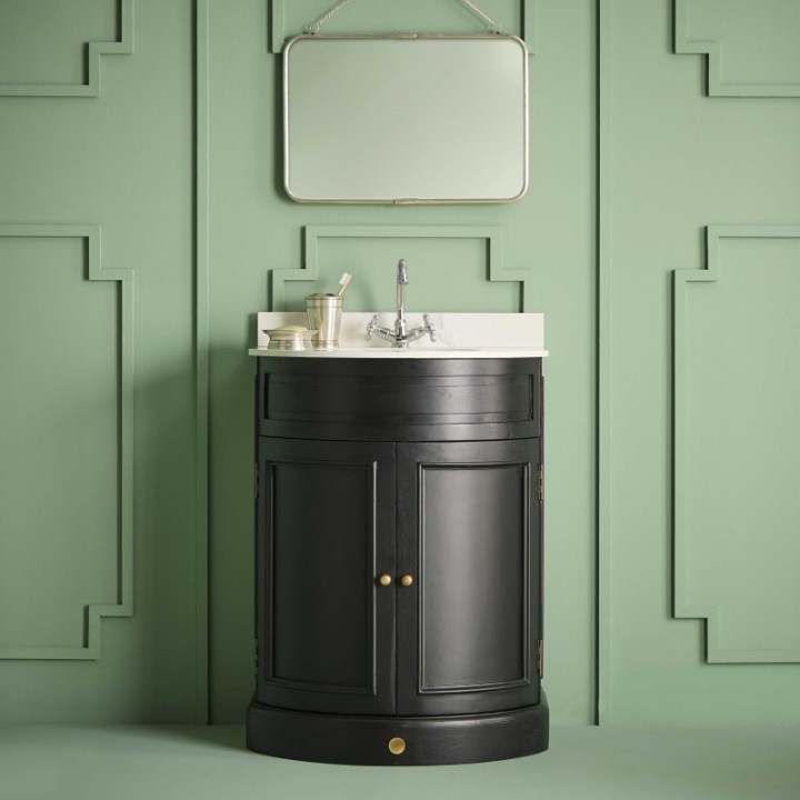 Meuble lavabo mini Hausmann noir