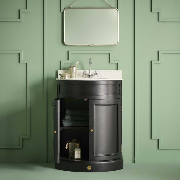 Meuble lavabo mini Hausmann noir