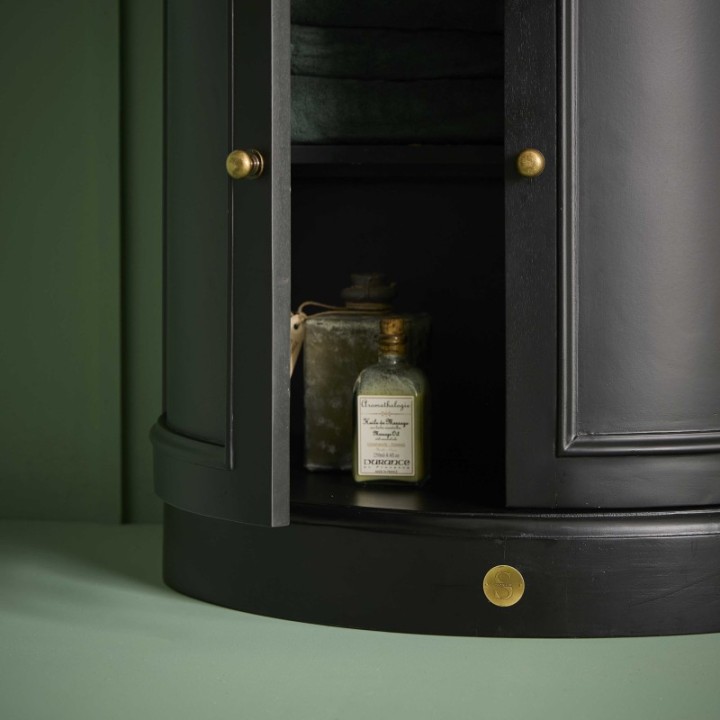 Meuble lavabo mini Hausmann noir