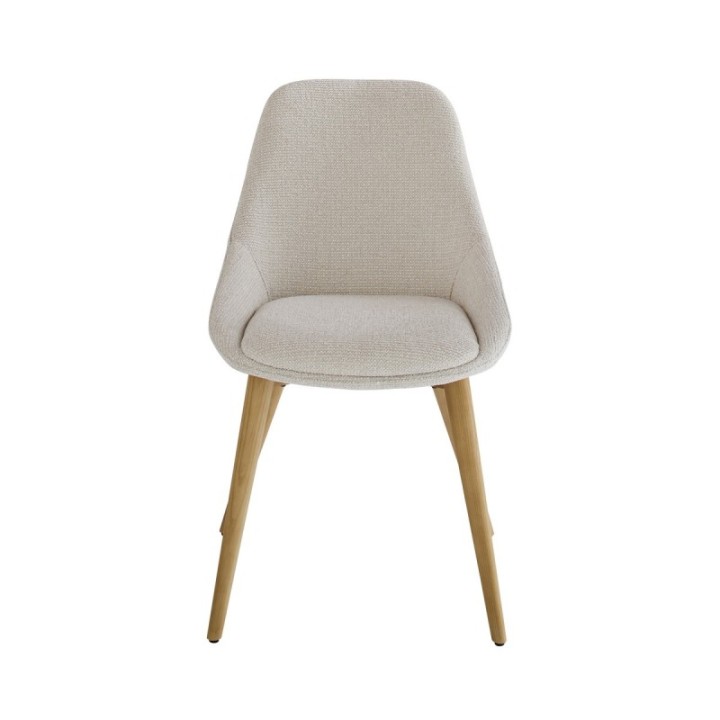 Chaise tapissée écrue ALBA