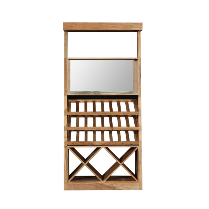 Vinothèque en acacia massif BALTHAZAR