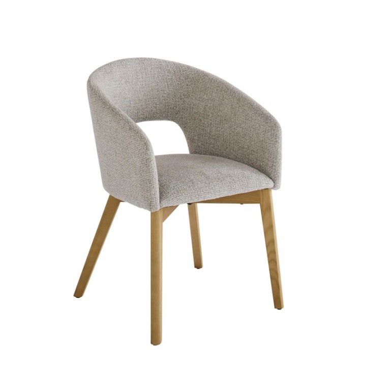 Chaise tapissée Ines