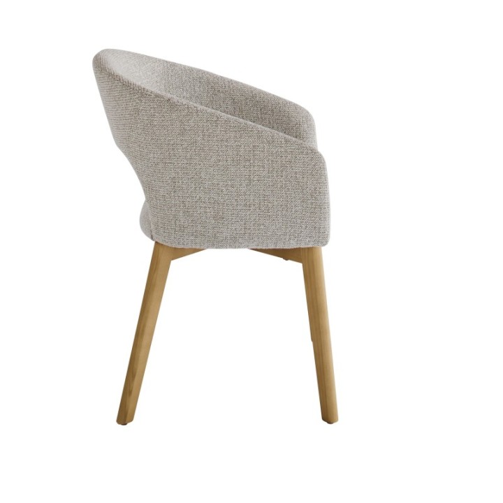 Chaise tapissée Ines